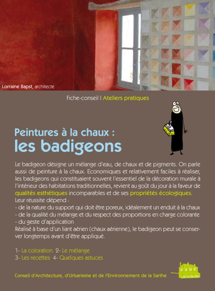 Peintures à la chaux : les badigeons