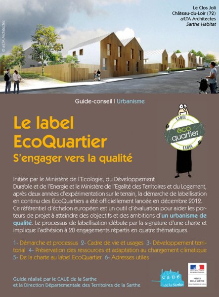 Le label Ecoquartier : s'engager vers la qualité