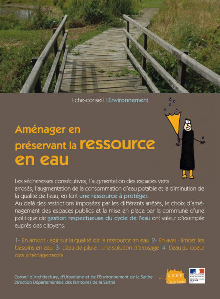 Aménager en préservant la ressource en eau